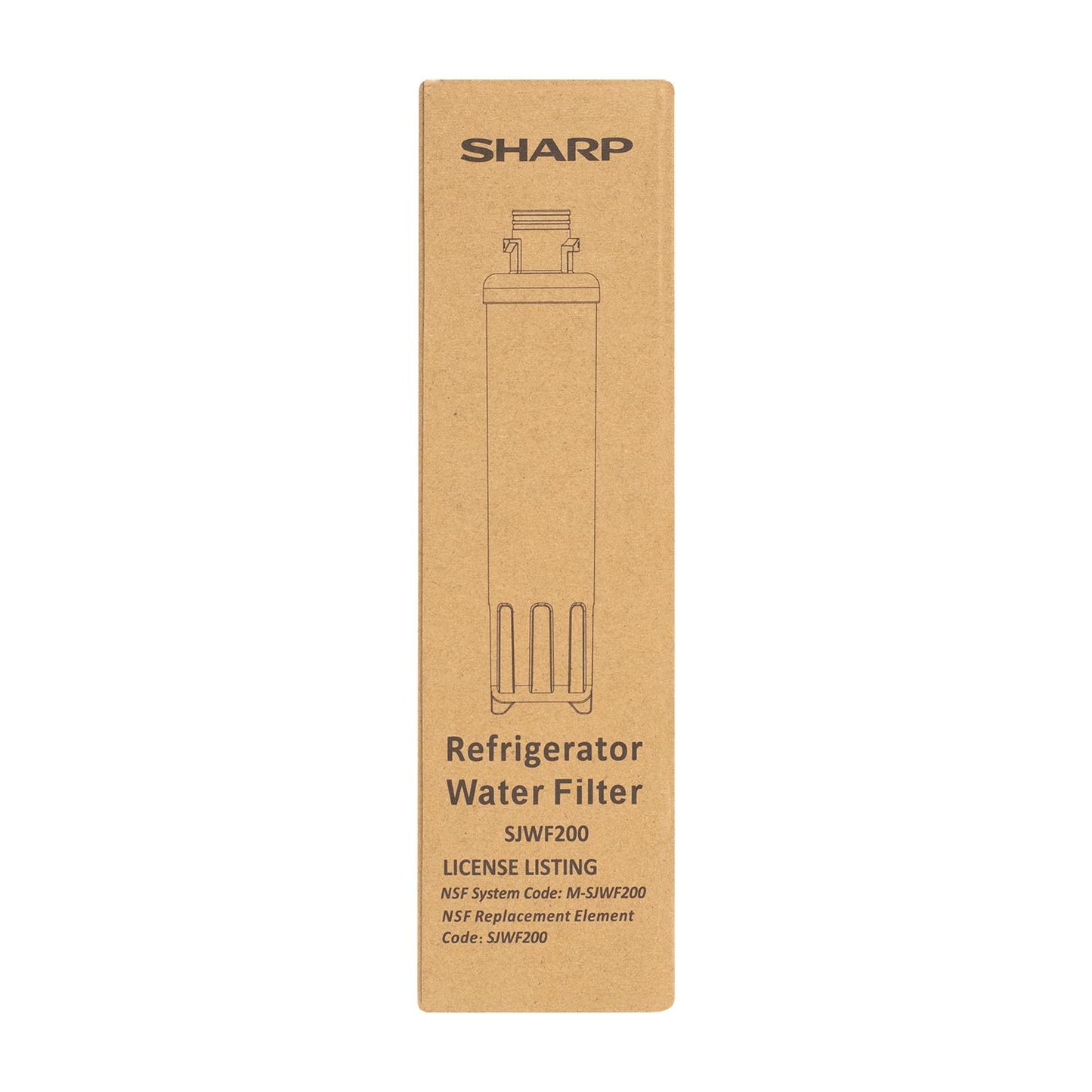 Sharp SJWF200 Replacement Water Filter For Sharp Sjg2254Fs Refrigerator