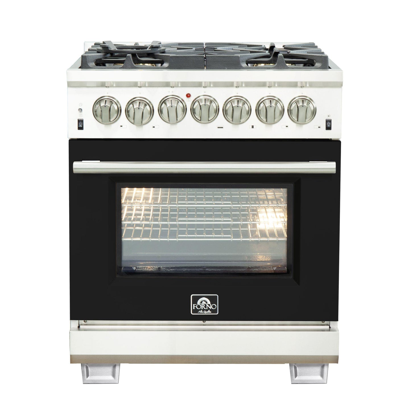 Forno FFSGS618730 Capriasca - Titanium Professional 30" Freestanding Dual Fuel Range