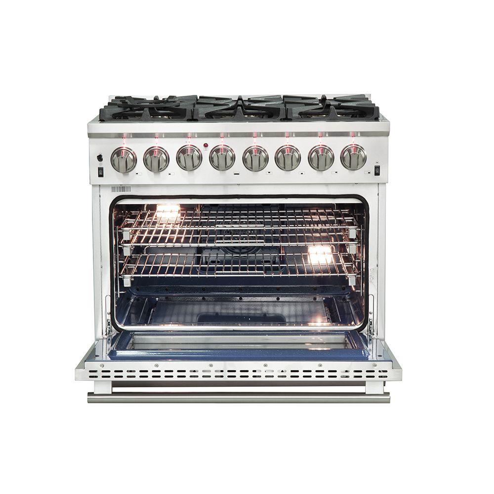 Forno FFSGS618736 Forno Capriasca 36" Freestanding Dual Fuel Range