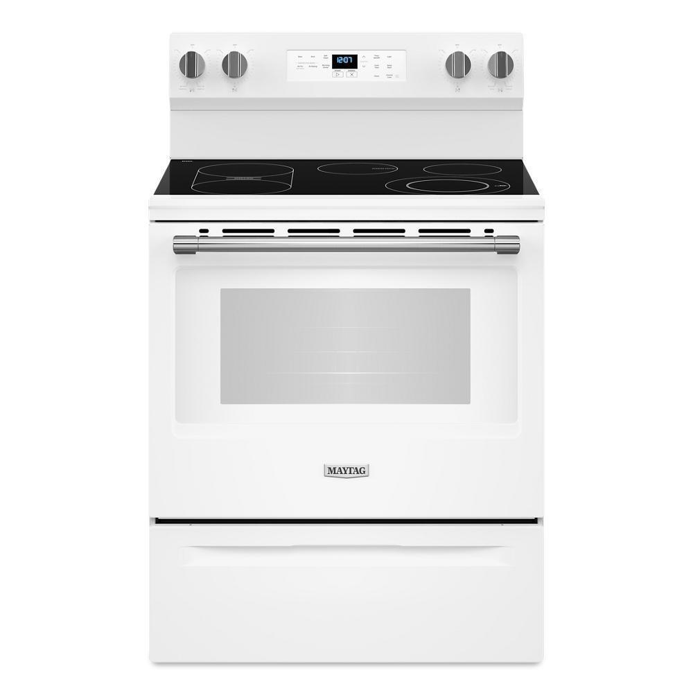 Maytag MFES6030RW 30-Inch Wide Electric Range With No Preheat Air Fry And Air Baking - 5.3 Cu. Ft.