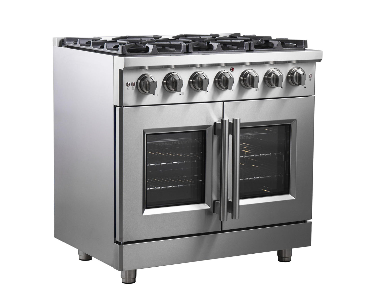 Forno FFSGS643936 Forno Massimo 36" Freestanding French Door Gas Convection Range