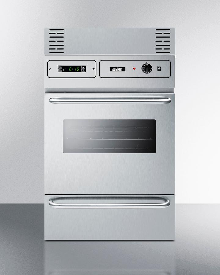 Summit TEM755BKW 24" Wide Electric Wall Oven, 115V