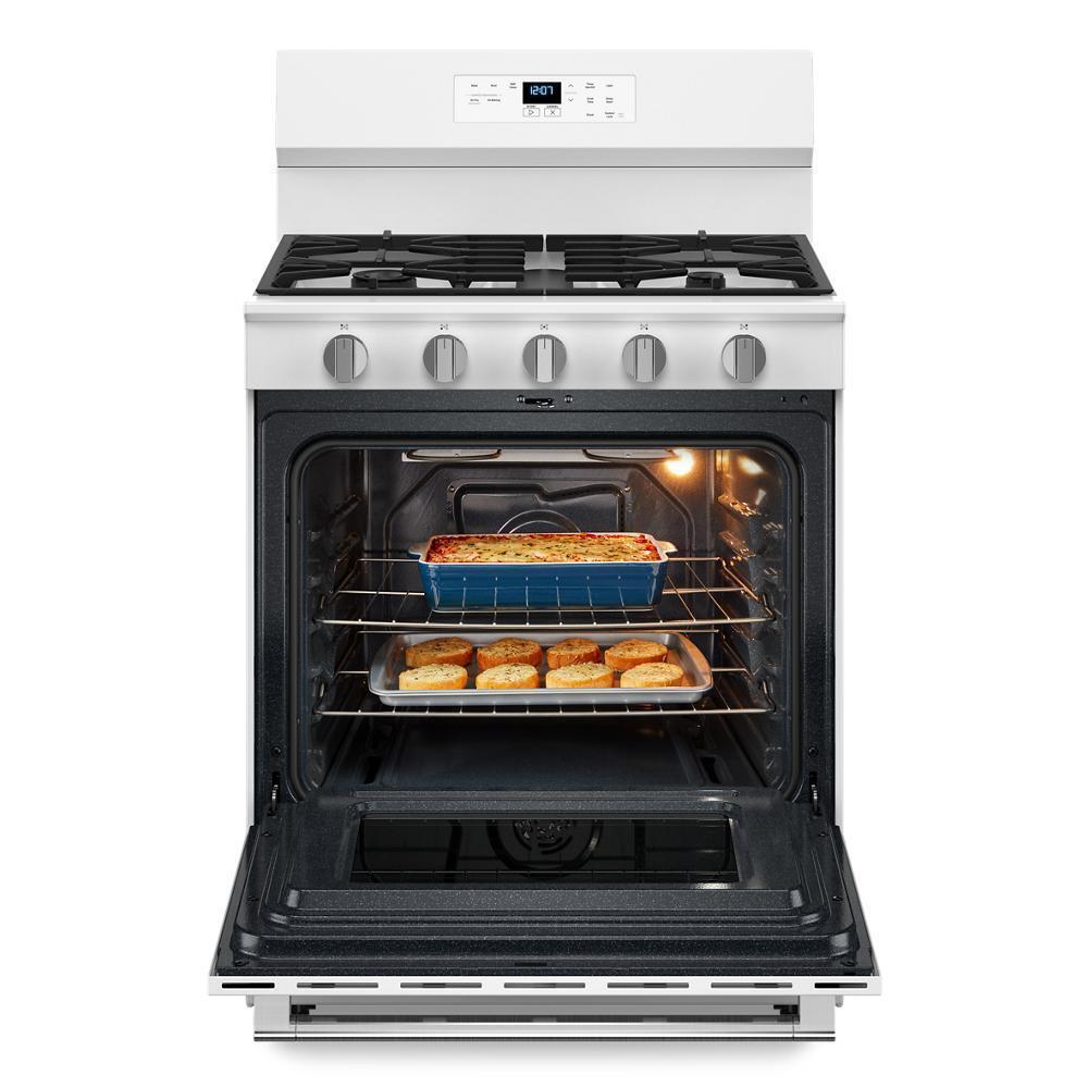 Maytag MFGS6030RW 30-Inch Wide Gas Range With No Preheat Air Fry And Air Baking - 5.0 Cu. Ft.