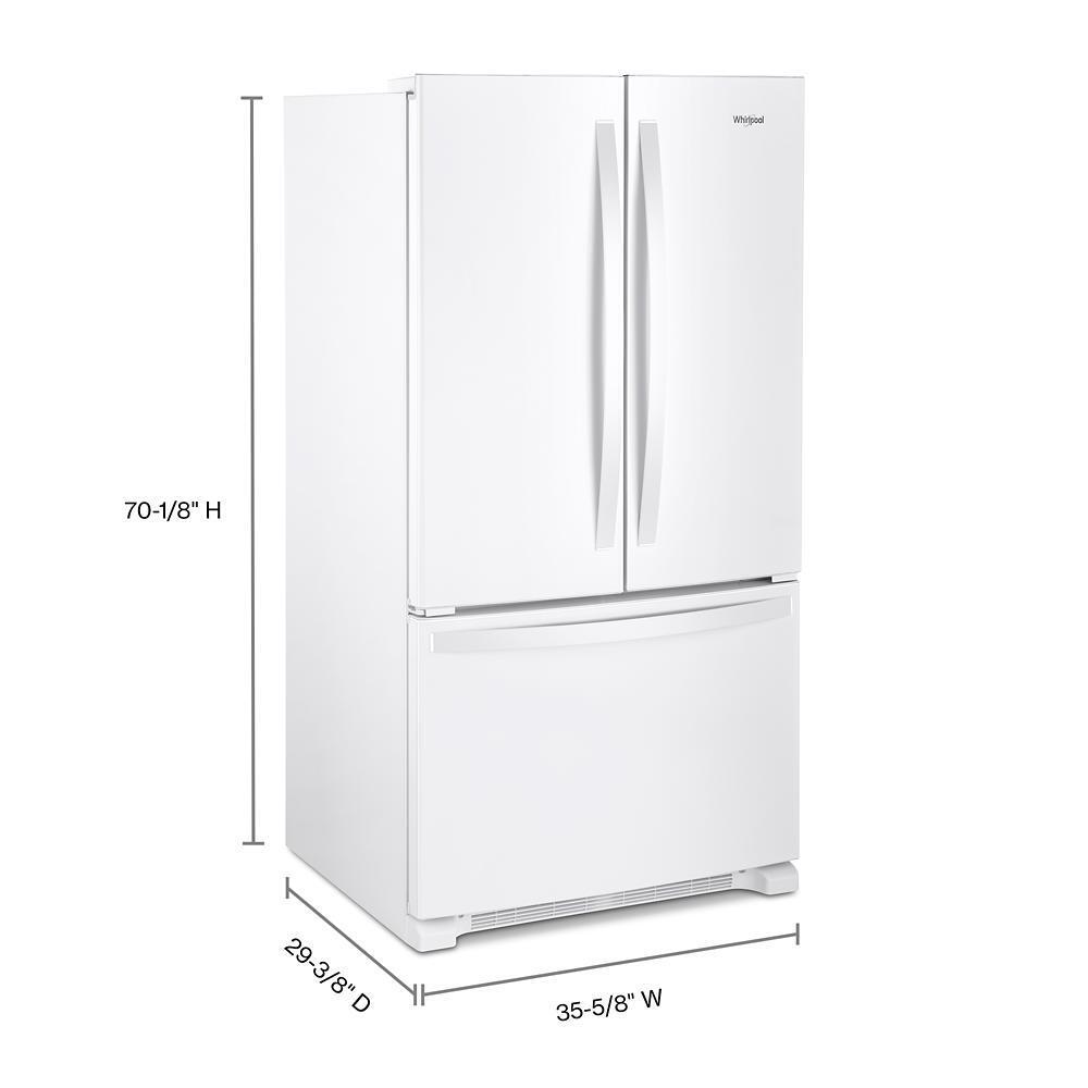 Whirlpool WRFC2036RW Whirlpool® Counter-Depth French Door Bottom Mount Refrigerator