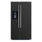 Forno FFRBI184436BLK Espresso Salerno 36-Inch Side-By-Side Black Refrigerator 20 Cu.Ft