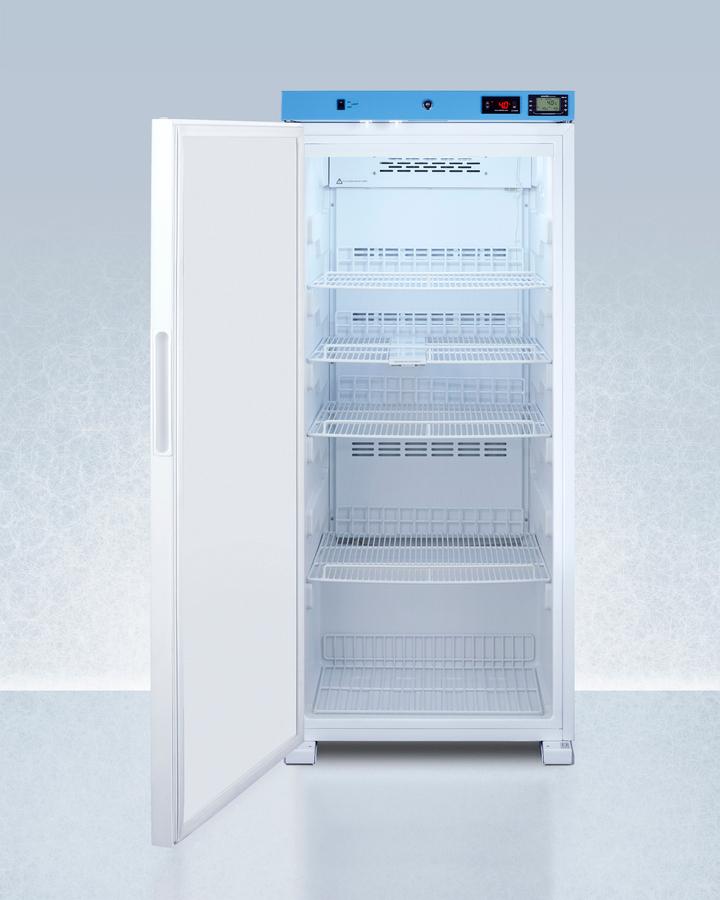 Summit ACR1011WNSF456LHD 24" Wide Upright Healthcare Refrigerator, Certified To Nsf/Ansi 456 Vaccine Storage Standard