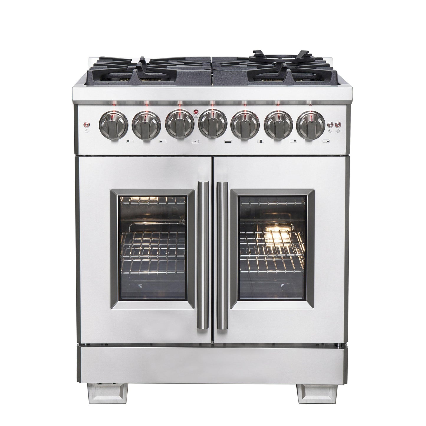 Forno FFSGS638730 Forno Capriasca 30" Freestanding French Door Dual Fuel Range