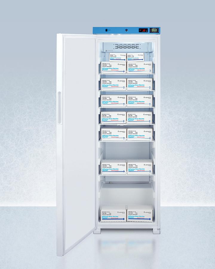 Summit ACR1601WNSF456LHD 24" Wide Upright Healthcare Refrigerator, Certified To Nsf/Ansi 456 Vaccine Storage Standard