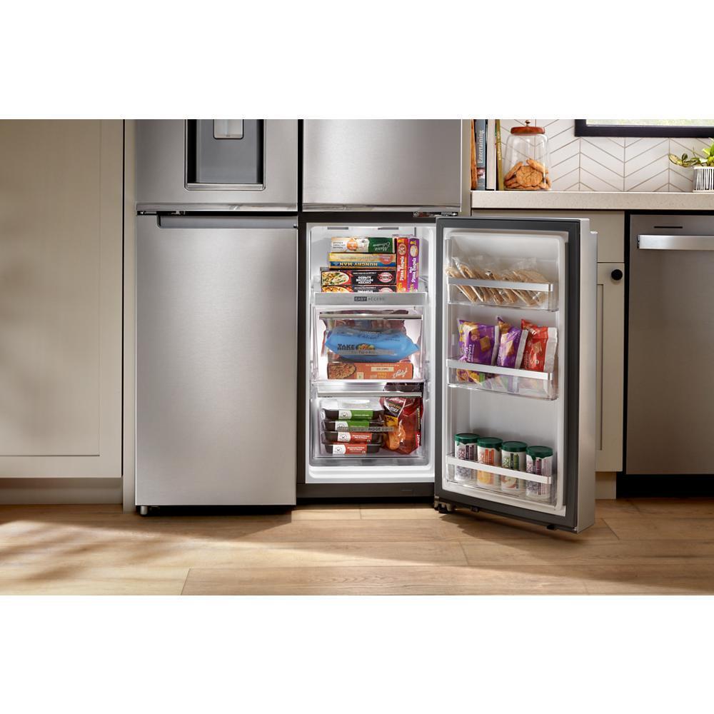 Whirlpool WRQC7836RZ 36-Inch Counter Depth 4 Door Refrigerator With Ice Maker In Door