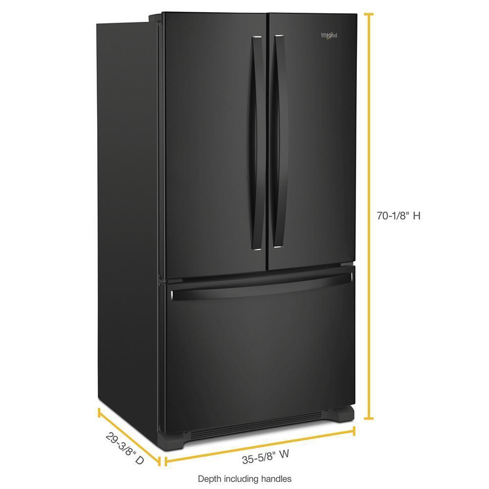 Whirlpool WRFC2036RB Whirlpool® Counter-Depth French Door Bottom Mount Refrigerator