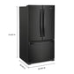 Whirlpool WRFF3036RB Whirlpool® Full-Depth French Door Bottom Mount Refrigerator