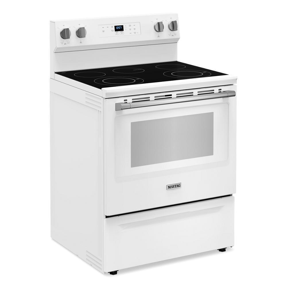 Maytag MFES4030RW 30-Inch Wide Electric Range With Steam Clean - 5.3 Cu. Ft.