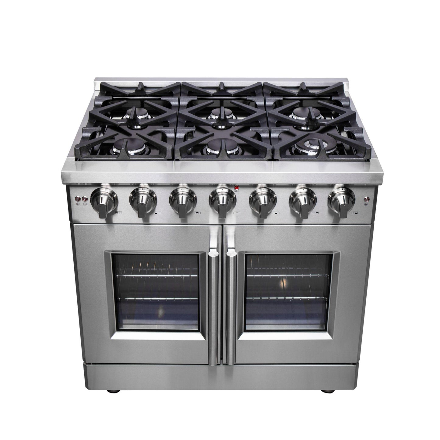 Forno FFSGS643936 Forno Massimo 36" Freestanding French Door Gas Convection Range