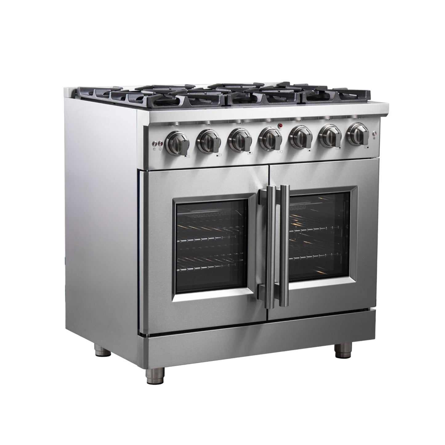 Forno FFSGS643936 Forno Massimo 36" Freestanding French Door Gas Convection Range