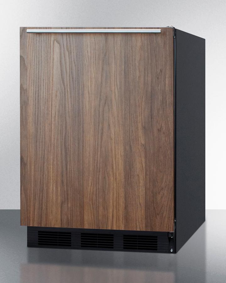 Summit FF63BKBIWP1ADA 24" Wide Built-In All-Refrigerator With Wood Panel Door, Ada Compliant