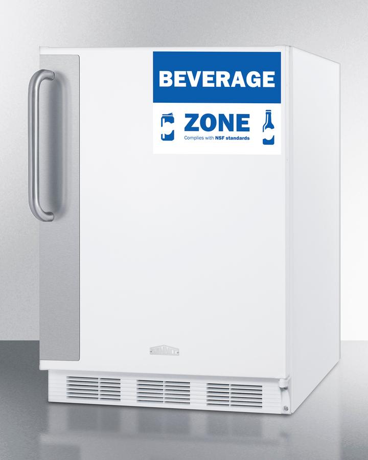 Summit FF6W7BZADA 24" Wide All-Refrigerator, Ada Height