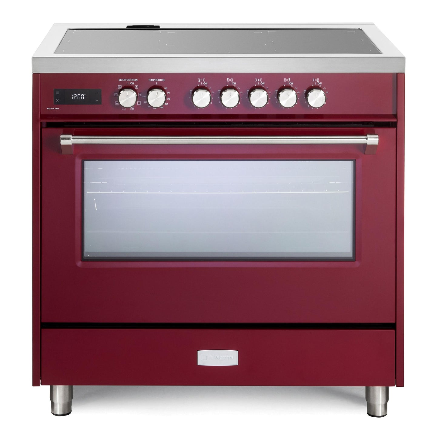 Verona VUFSIE365BU Verona Ultima 36" Induction Range - Burgundy