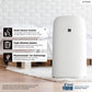 Sharp KCP70UW Sharp Smart Plasmacluster Ion Air Purifier With True Hepa + Humidifier For Large Rooms