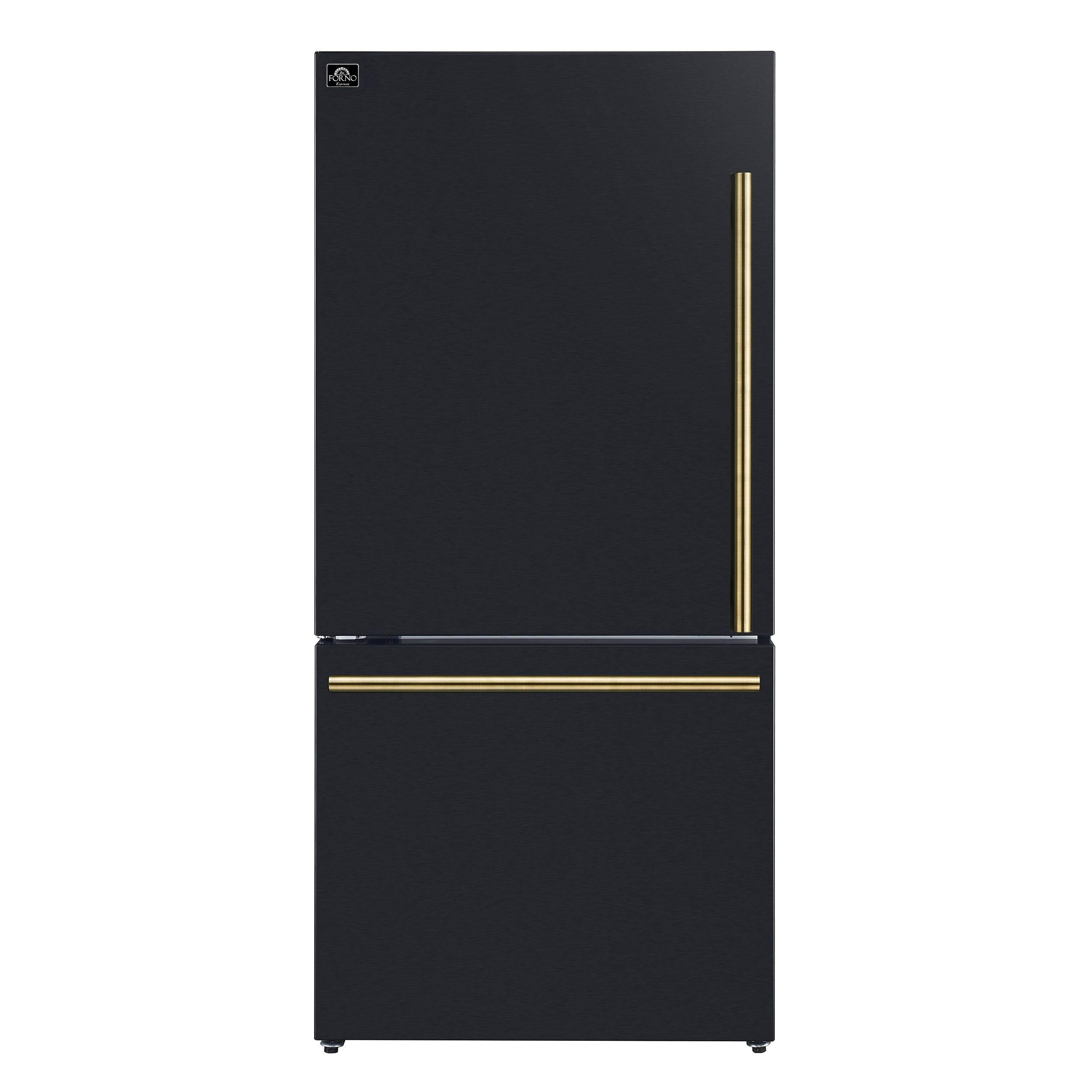 Fornofridge_depth_30 Milano 31-Inch Black With Ice Maker