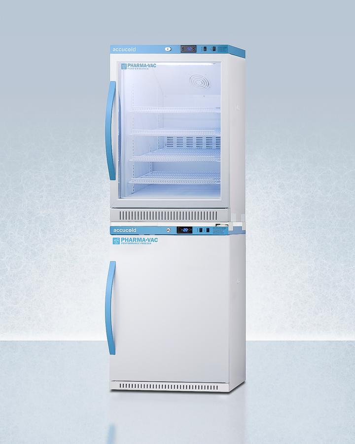 Summit ARG6PVAFZ5PVBIADASTACK 24" Wide Performance Series All-Refrigerator/All-Freezer Combination