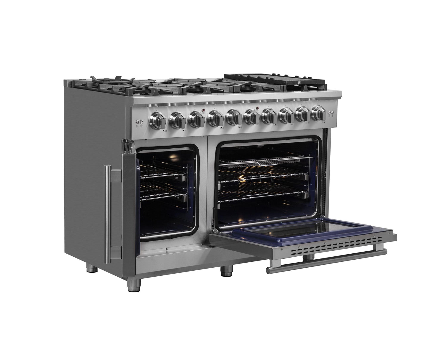 Forno FFSGS643948 Forno Massimo 48" Freestanding French Door Gas Convection Range