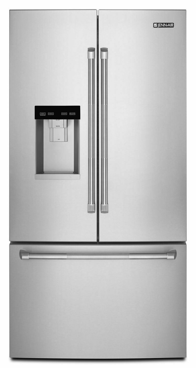 Jennair JFFCC72EFP Pro-Style® 72 Counter-Depth French Door Refrigerator With Obsidian Interior - Pro Style Stainless