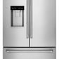 Jennair JFFCC72EFP Pro-Style® 72 Counter-Depth French Door Refrigerator With Obsidian Interior - Pro Style Stainless