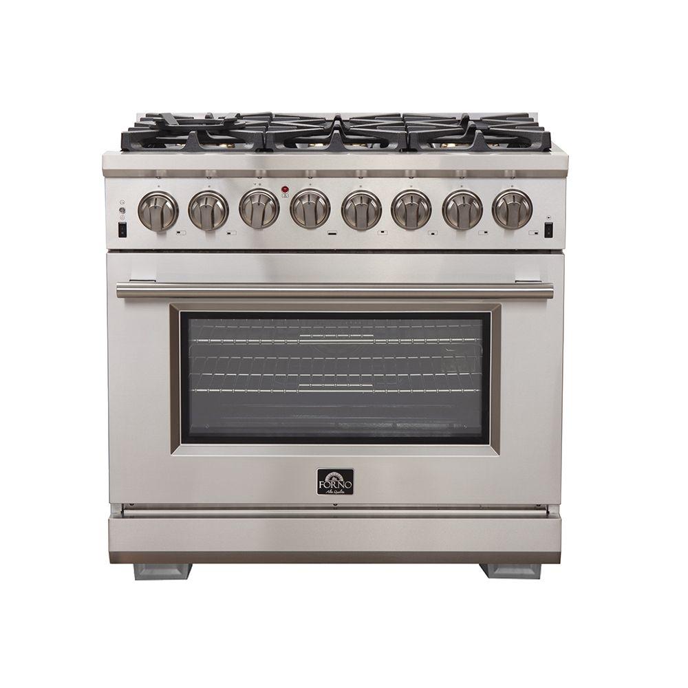 Forno FFSGS618736 Forno Capriasca 36" Freestanding Dual Fuel Range