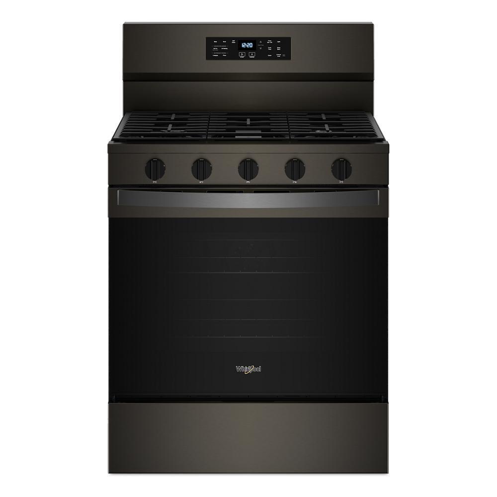 Whirlpool WFGS5030RV 30-Inch Gas Range With Air Cooking Technology, No Preheat Air Fry And Air Baking And Self Clean