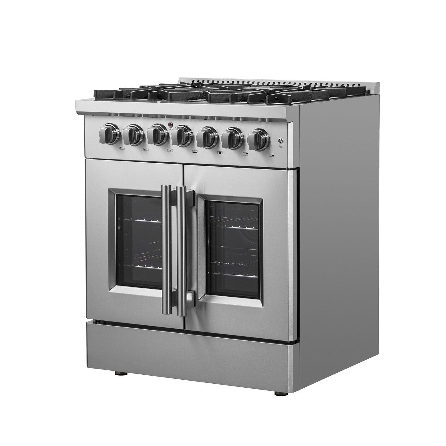 Forno FFSGS635630 Forno Galiano 30" Freestanding French Door Dual Fuel Range