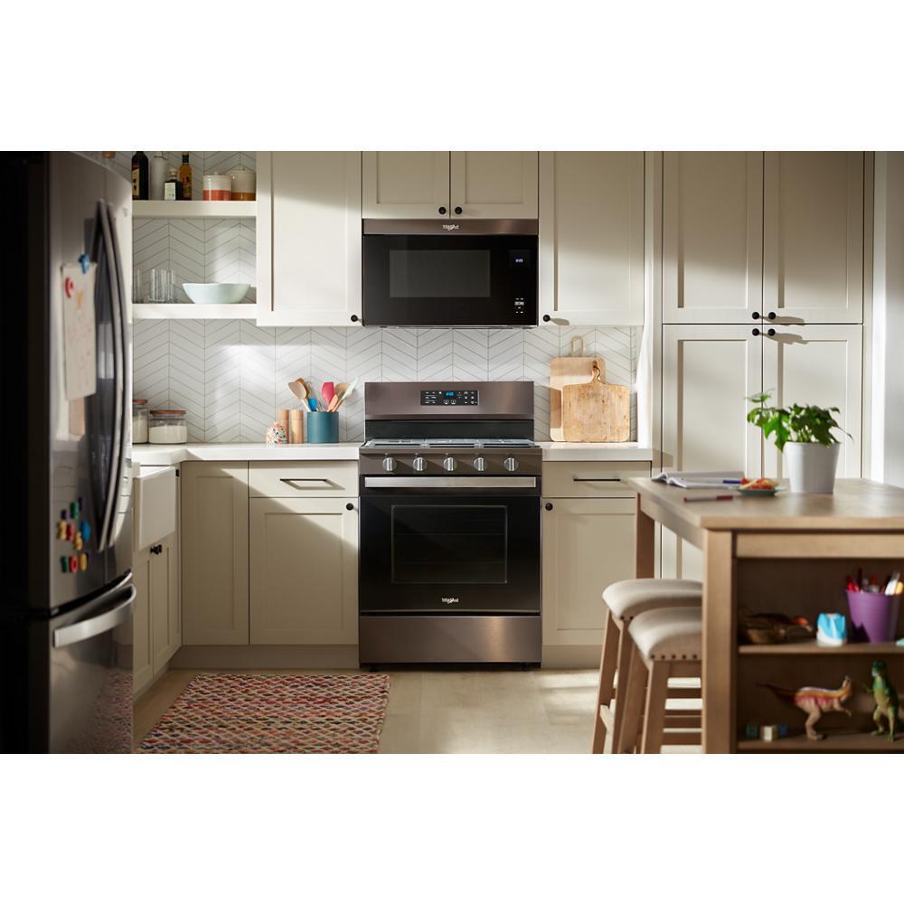 Whirlpool WFGS5030RV 30-Inch Gas Range With Air Cooking Technology, No Preheat Air Fry And Air Baking And Self Clean