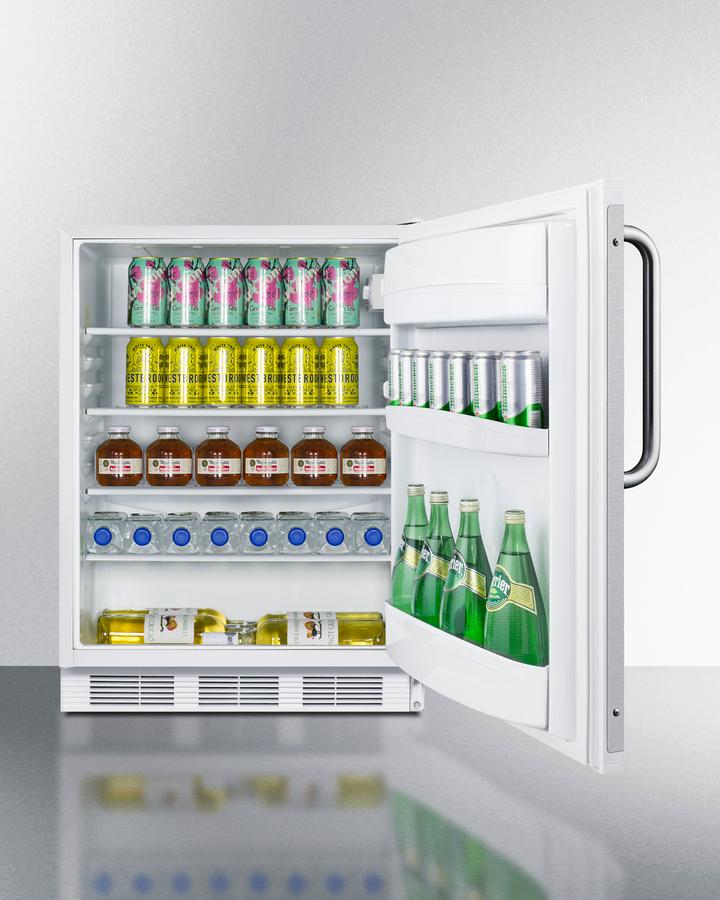 Summit FF6W7BZADA 24" Wide All-Refrigerator, Ada Height