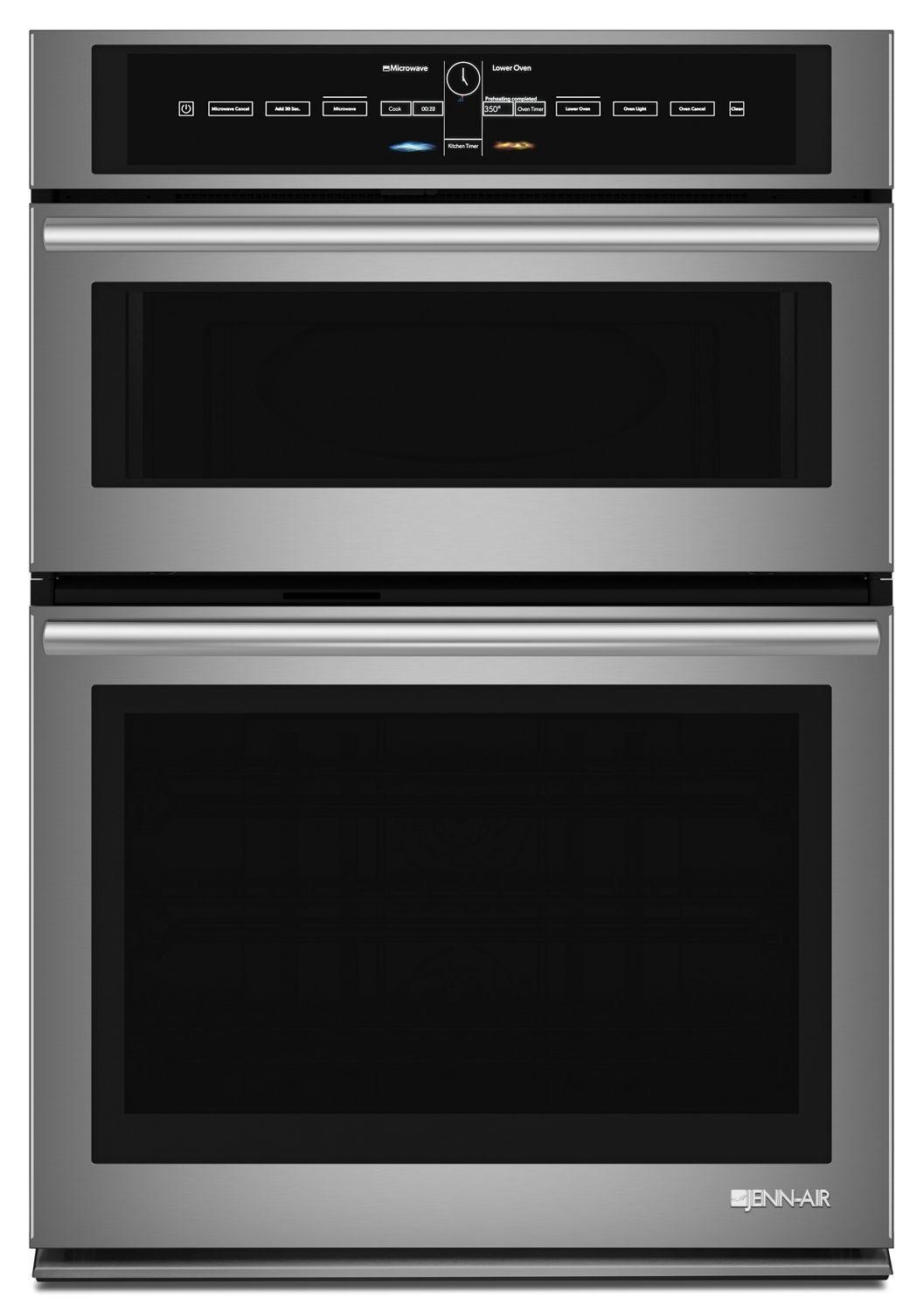 Jennair JMW3430DS Euro-Style 30" Microwave/Wall Oven With V2 Vertical Dual-Fan Convection System Stainless Steel