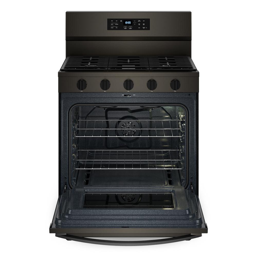 Whirlpool WFGS5030RV 30-Inch Gas Range With Air Cooking Technology, No Preheat Air Fry And Air Baking And Self Clean