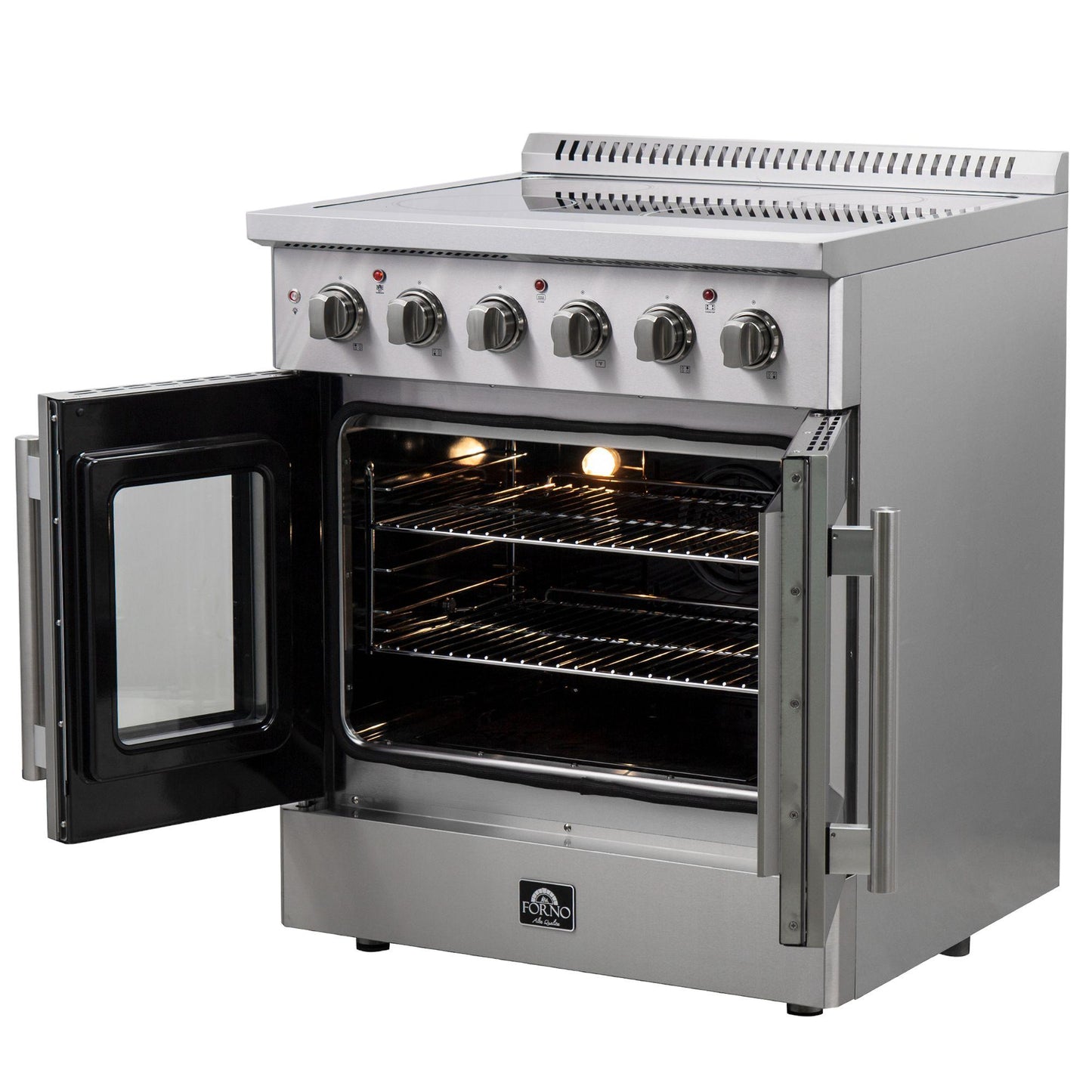 Forno FFSEL691730 Forno Galiano 30" Freestanding French Door Electric Range