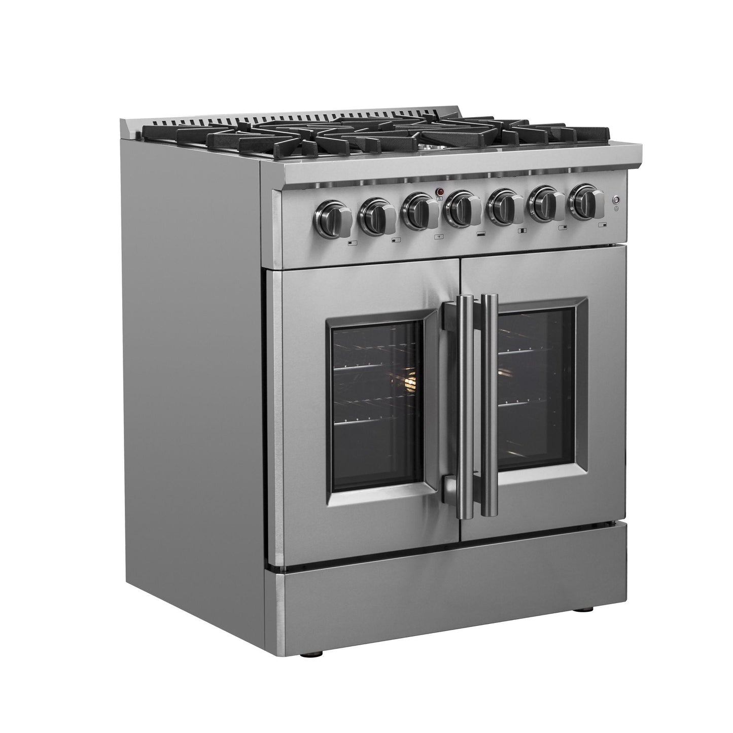 Forno FFSGS635630 Forno Galiano 30" Freestanding French Door Dual Fuel Range