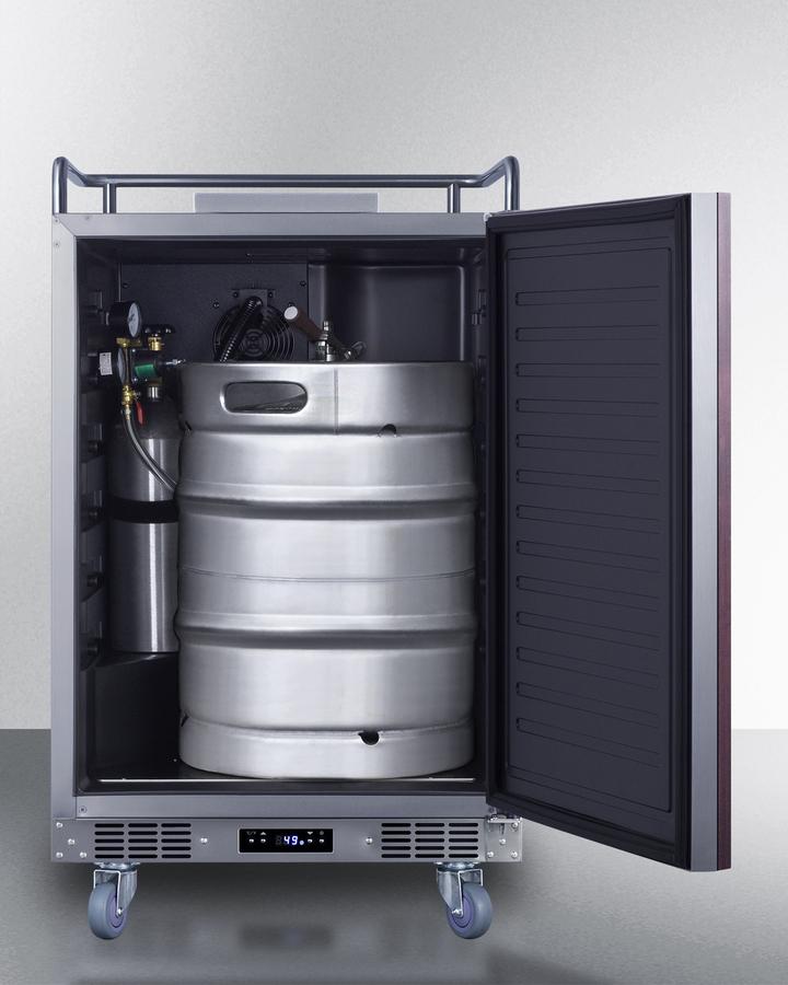 Summit SBC682NKPNR 24" Wide Built-In Kegerator (Panel Not Included)