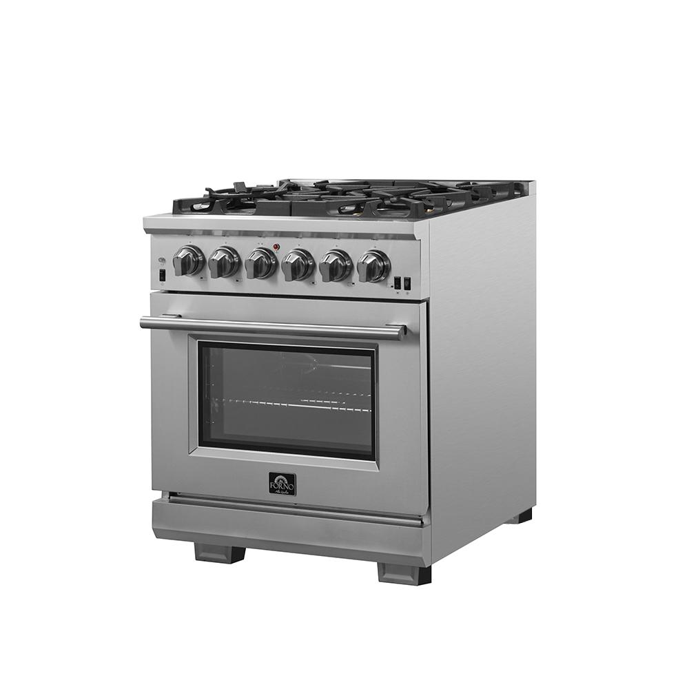 Forno FFSGS626030 Capriasca - Titanium Professional 30" Freestanding Gas Range