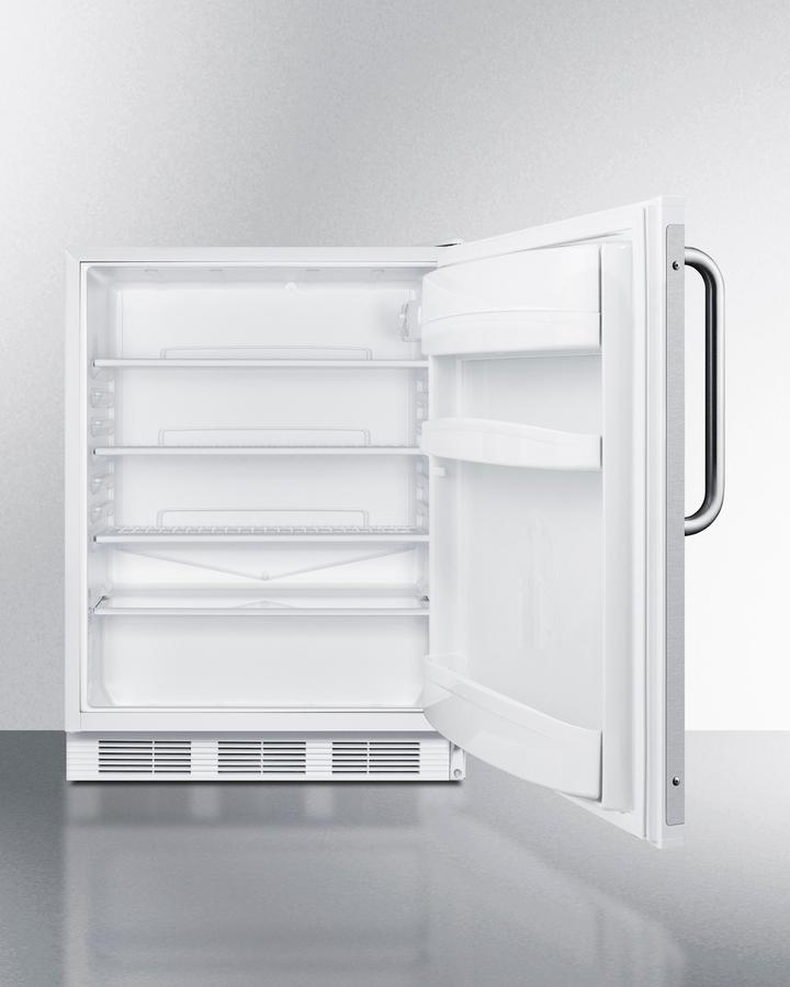 Summit FF6W7BZADA 24" Wide All-Refrigerator, Ada Height