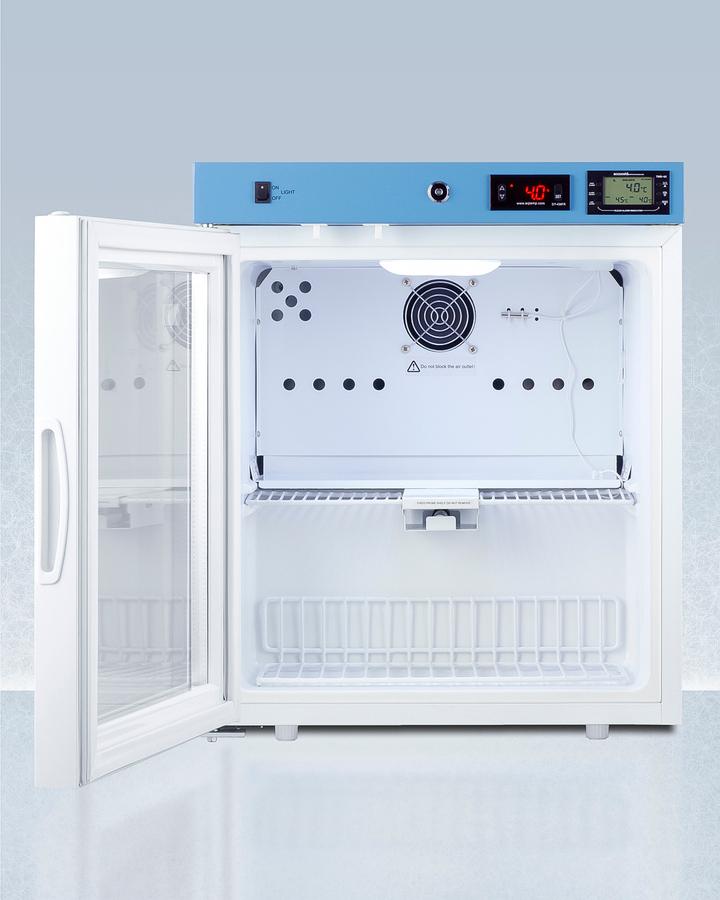 Summit ACR162GNSF456LHD 19" Wide Compact Healthcare Refrigerator, Certified To Nsf/Ansi 456 Vaccine Storage Standard