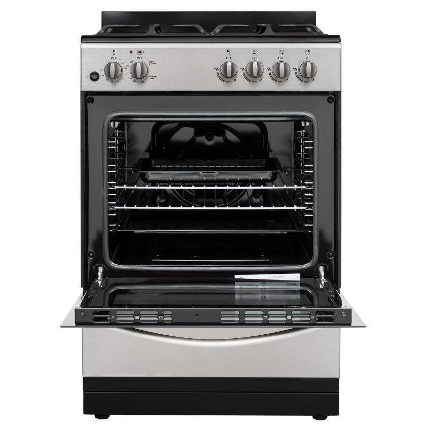 Element Appliance EGR244MCCS Element 2.4 Cu. Ft. 24 Gas Range - Stainless Steel (Egr244Mccs)