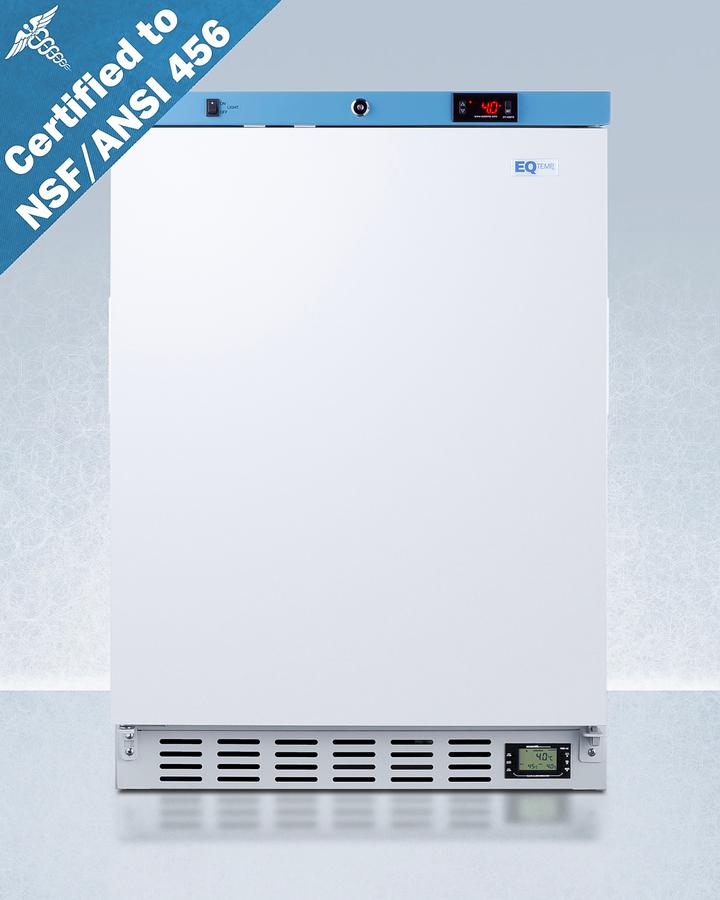 Summit ACR51WNSF456LHD 24" Wide Built-In Healthcare Refrigerator, Certified To Nsf/Ansi 456 Vaccine Storage Standard