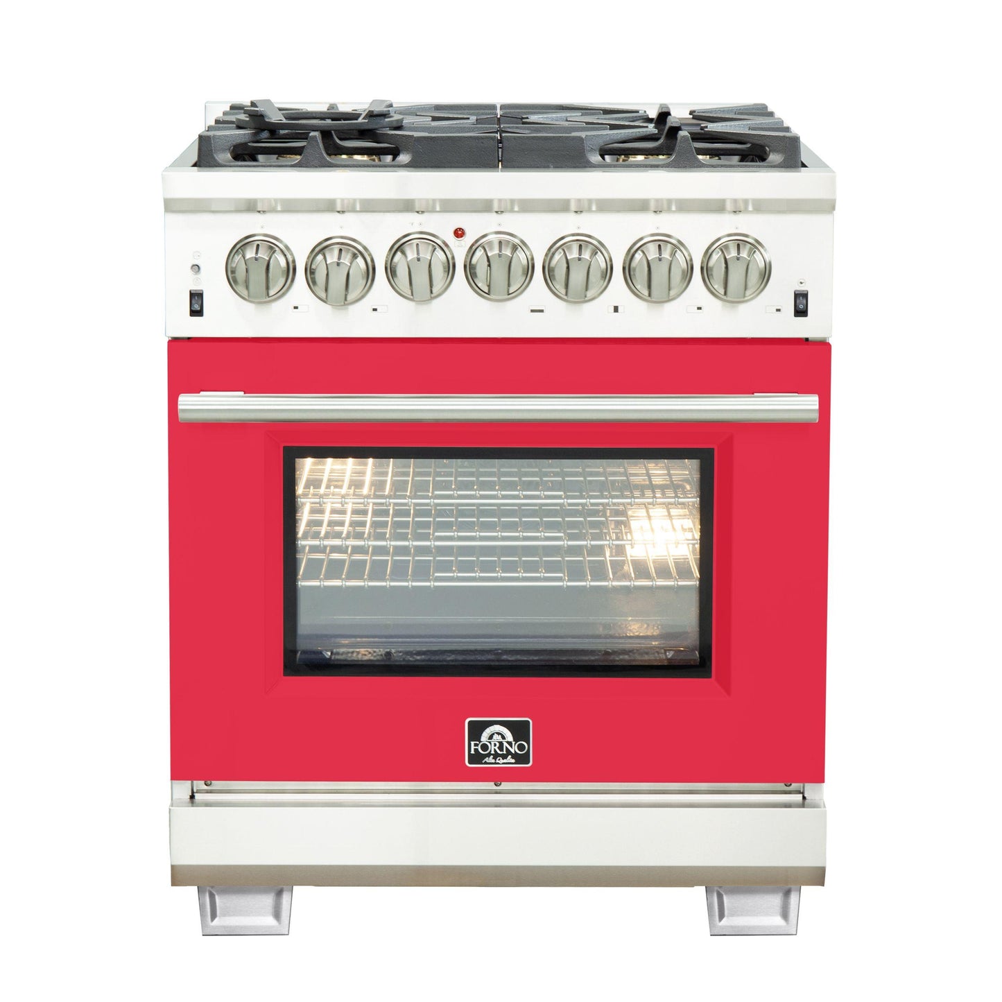 Forno FFSGS618730 Capriasca - Titanium Professional 30" Freestanding Dual Fuel Range