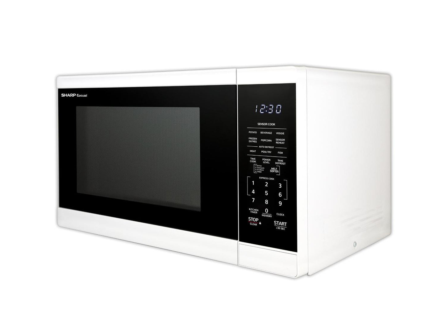 Sharp SMC1461HW 1.4 Cu. Ft. White Countertop Microwave Oven