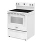 Maytag MFES4030RW 30-Inch Wide Electric Range With Steam Clean - 5.3 Cu. Ft.