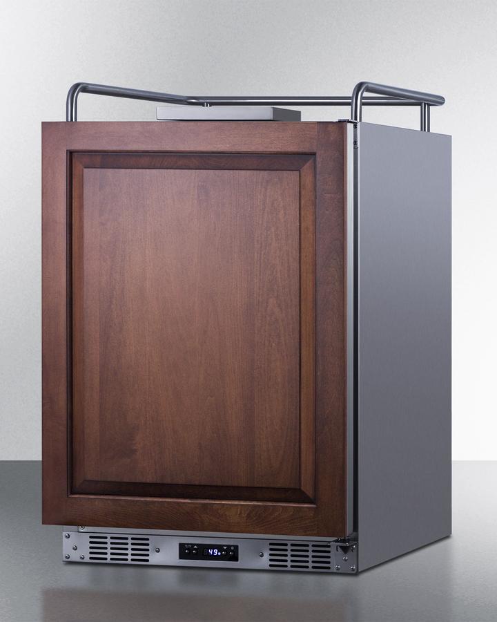 Summit SBC682NKPNR 24" Wide Built-In Kegerator (Panel Not Included)