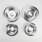 Jennair W10278125 Round Electric Range Burner Drip Bowls, Set Of 4