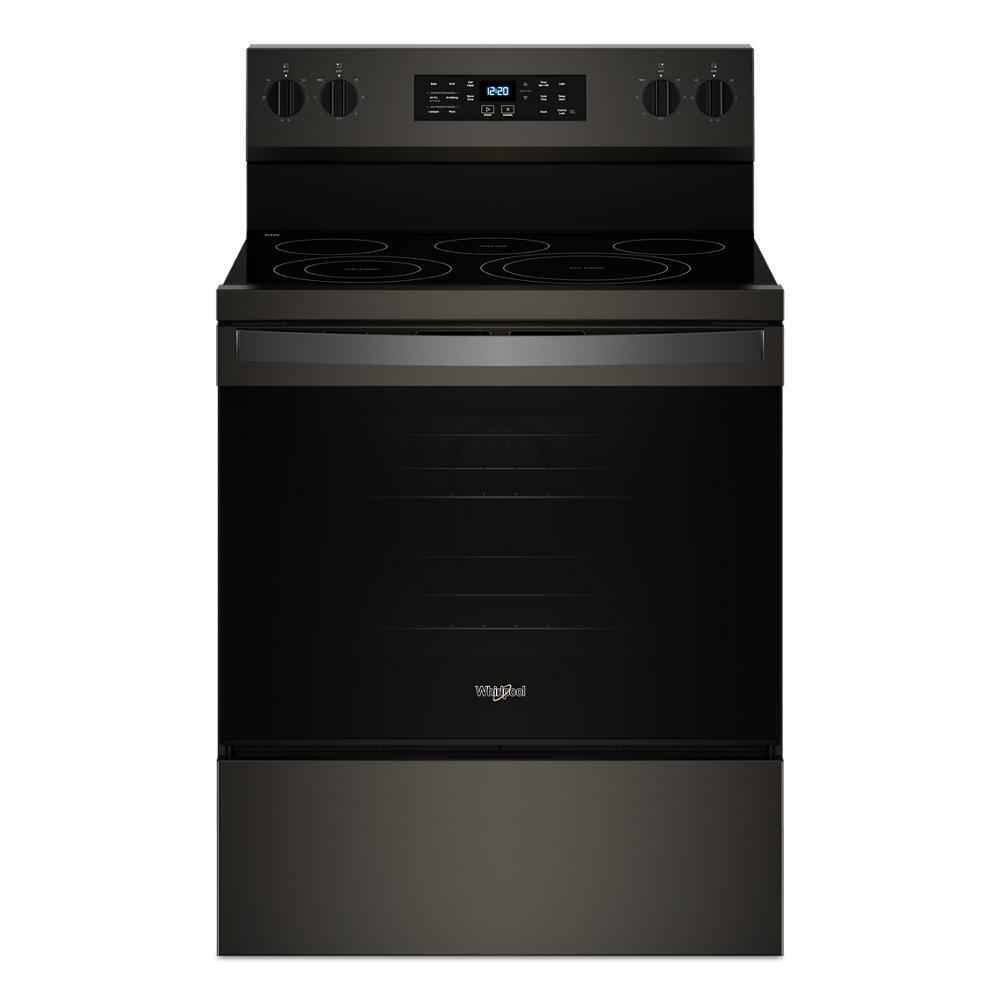 Whirlpool WFES5030RV 30-Inch Energy Star Electric Range With Air Cooking Technology, No Preheat Air Fry And Air Baking And Self Clean