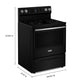 Maytag MFES4030RB 30-Inch Wide Electric Range With Steam Clean - 5.3 Cu. Ft.