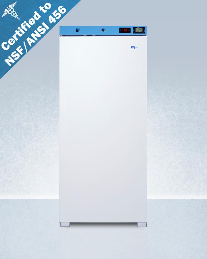 Summit ACR1011WNSF456LHD 24" Wide Upright Healthcare Refrigerator, Certified To Nsf/Ansi 456 Vaccine Storage Standard